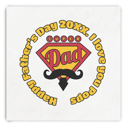 Hipster Dad Paper Dinner Napkins (Personalized)