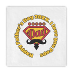 Hipster Dad Decorative Paper Napkins (Personalized)