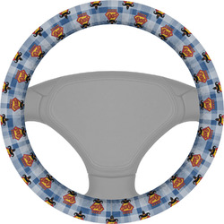 Hipster Dad Steering Wheel Cover (Personalized)