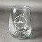 Hipster Dad Stemless Wine Glass - Engraved (Personalized)