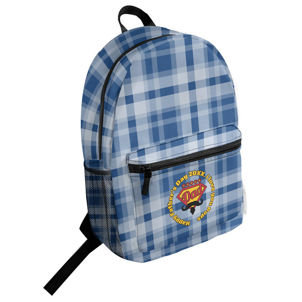 Custom Hipster Dad Student Backpack (Personalized)