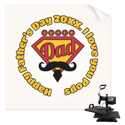 Hipster Dad Sublimation Transfer - Pocket (Personalized)