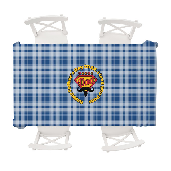 Custom Hipster Dad Tablecloth - 58"x102" (Personalized)