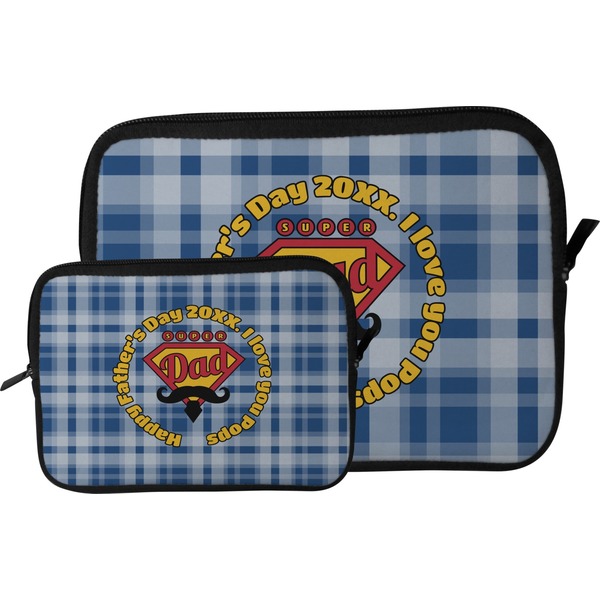 Hipster Dad Tablet Sleeve (Size Comparison)