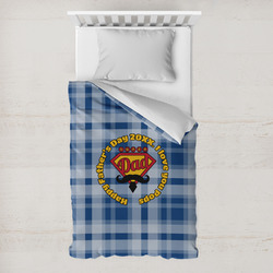 Hipster Dad Toddler Duvet Cover w/ Name or Text