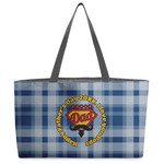 Hipster Dad Beach Totes Bag - w/ Black Handles (Personalized)