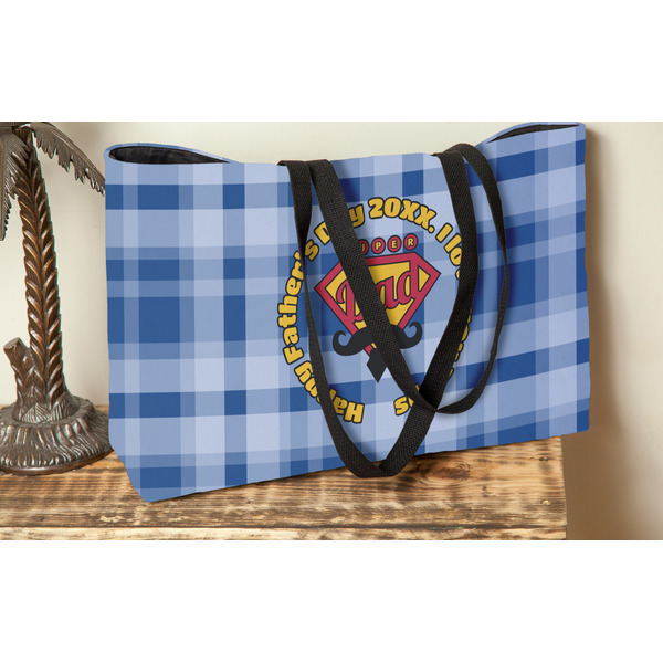 Hipster Dad Tote w/Black Handles - Lifestyle View