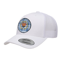 Hipster Dad Trucker Hat - White (Personalized)