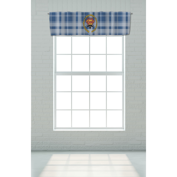 Hipster Dad Valance - On window