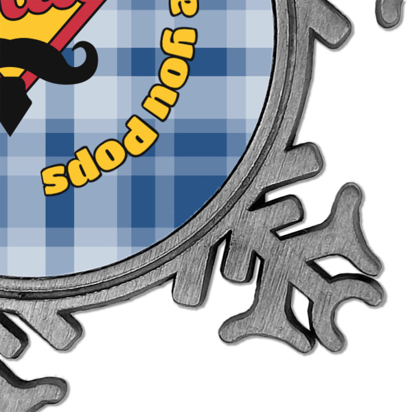 Hipster Dad Vintage Snowflake - Detail