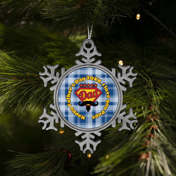 Hipster Dad Vintage Snowflake - (LIFESTYLE)