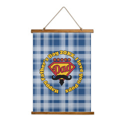 Hipster Dad Wall Hanging Tapestry - Tall (Personalized)