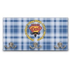 Hipster Dad Wall Mounted Coat Rack (Personalized)