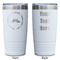 Hipster Dad White Polar Camel Tumbler - 20oz - Double Sided - Approval