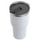 Hipster Dad White RTIC Tumbler - (Above Angle View)
