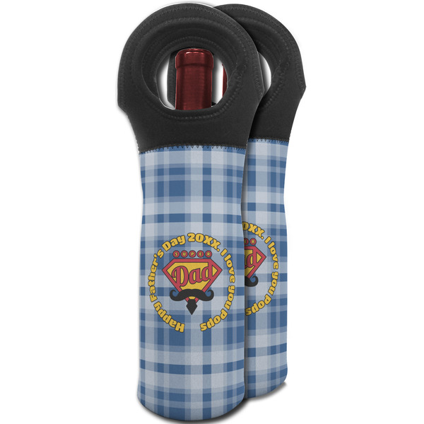 Hipster Dad Wine Tote Bag - MAIN