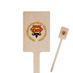 Hipster Dad 6.25" Rectangle Wooden Stir Sticks - Double Sided (Personalized)