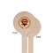 Hipster Dad Wooden 6" Stir Stick - Round - Single Sided - Front & Back