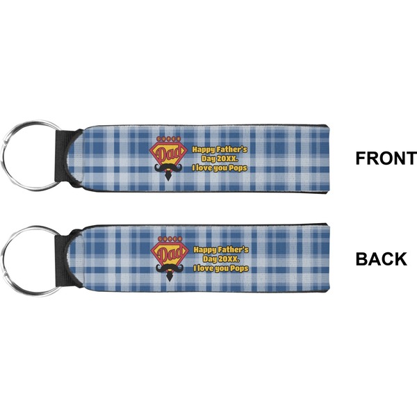 Hipster Dad Wristlet (Front + Back)