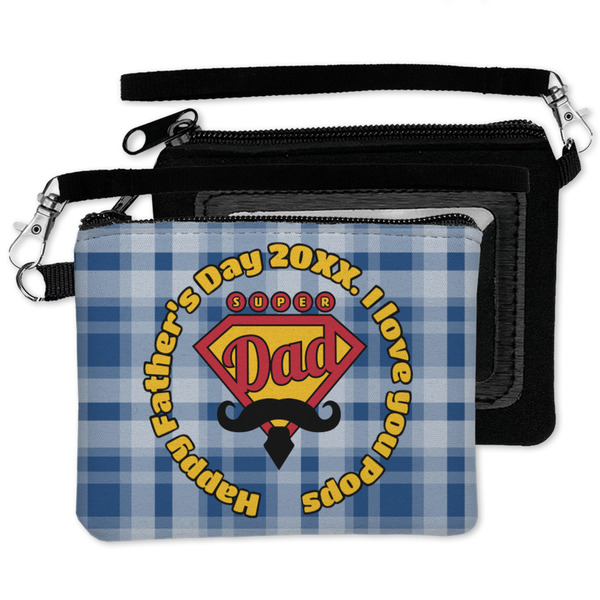 Hipster Dad Wristlet ID Cases - MAIN
