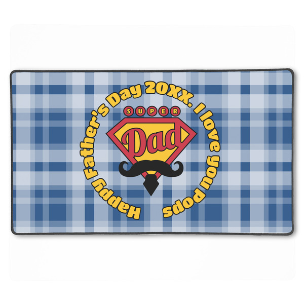 Custom Hipster Dad XXL Gaming Mouse Pad - 24" x 14" (Personalized)