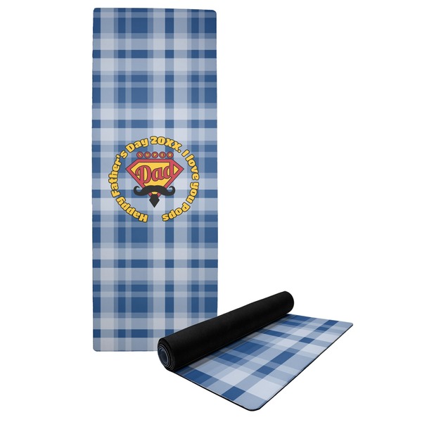 Custom Hipster Dad Yoga Mat (Personalized)