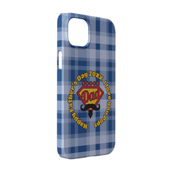 Hipster Dad iPhone Case - Plastic - iPhone 14 (Personalized)