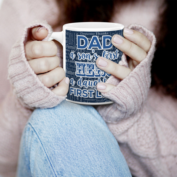 My Father My Hero 11oz Coffee Mug - LIFESTYLE