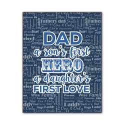 My Father My Hero Wood Print - 11x14