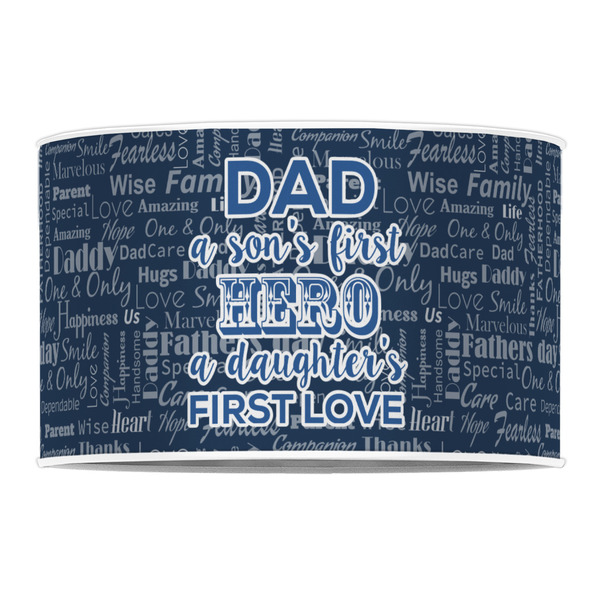 My Father My Hero 12" Drum Lampshade - FRONT (Poly Film)