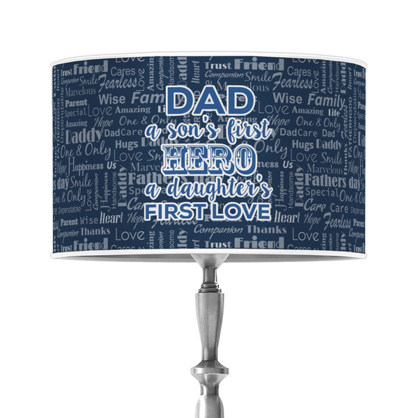 Custom My Father My Hero 12" Drum Lamp Shade - Poly-film