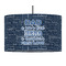 My Father My Hero 12" Drum Pendant Lamp - Fabric