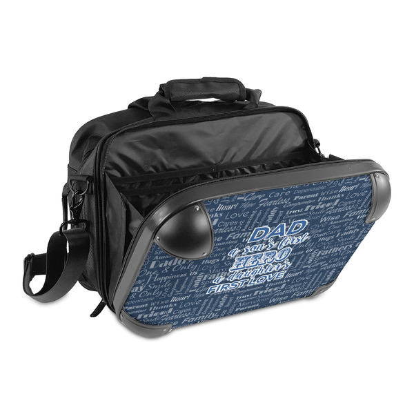 My Father My Hero 15" Hard Shell Briefcase - Open