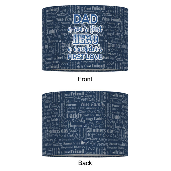 My Father My Hero 16" Drum Lampshade - APPROVAL (Fabric)