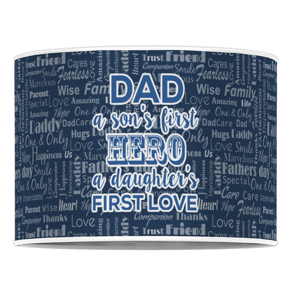 My Father My Hero 16" Drum Lampshade - FRONT (Poly Film)