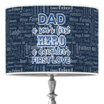 My Father My Hero Drum Lamp Shade