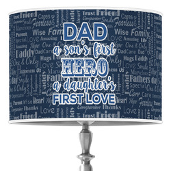 My Father My Hero 16" Drum Lamp Shade - Poly-film