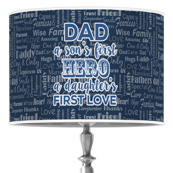 Custom My Father My Hero Drum Lamp Shade