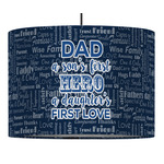 My Father My Hero Drum Pendant Lamp