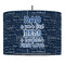 My Father My Hero Drum Pendant Lamp