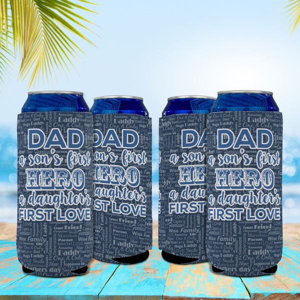 My Father My Hero 16oz Can Sleeve - Set of 4 - LIFESTYLE