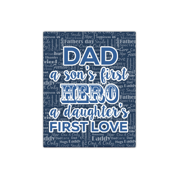 My Father My Hero 16x20 - Canvas Print - Front View