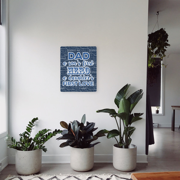 My Father My Hero 16x20 - Canvas Print - In Context