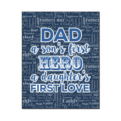 My Father My Hero Wood Print - 16x20