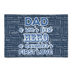My Father My Hero 2' x 3' Patio Rug