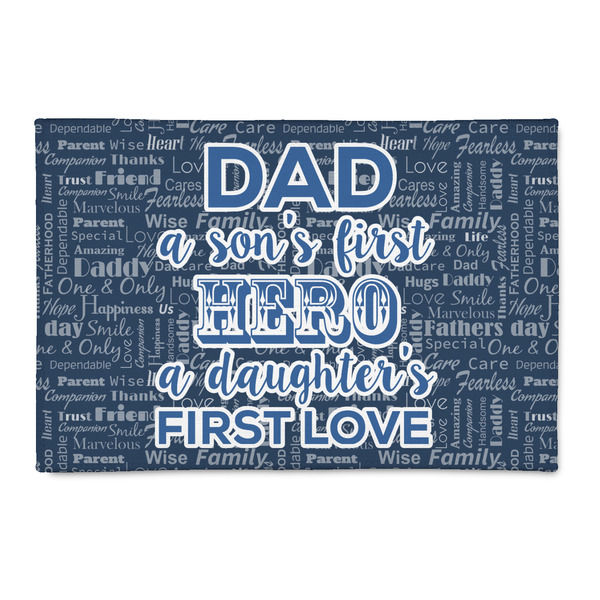Custom My Father My Hero Patio Rug