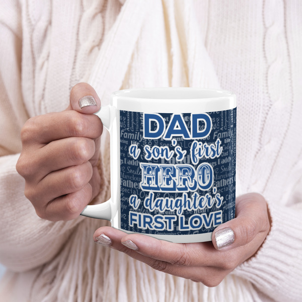 My Father My Hero 20oz Coffee Mug - LIFESTYLE