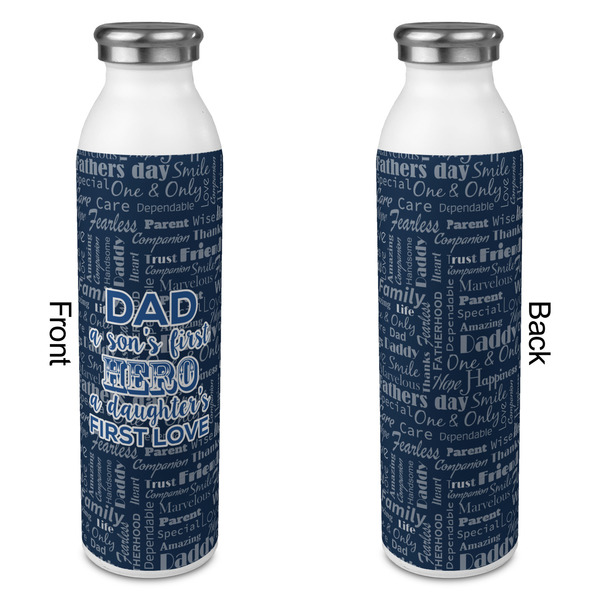 My Father My Hero 20oz Water Bottles - Full Print - Approval
