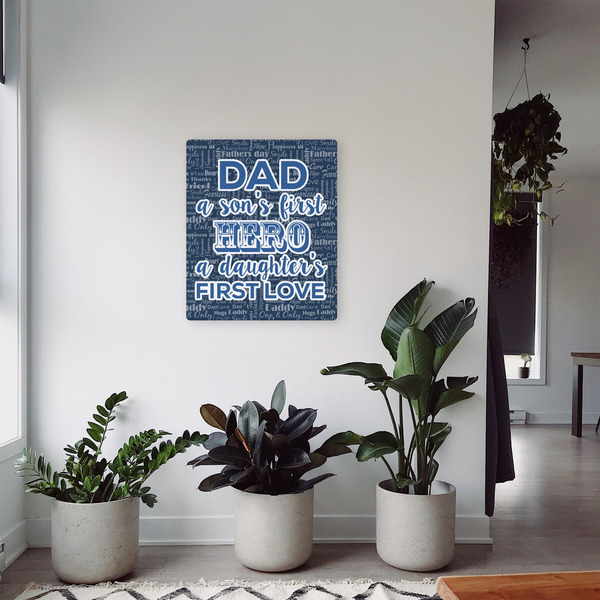 My Father My Hero 20x24 - Canvas Print - In Context