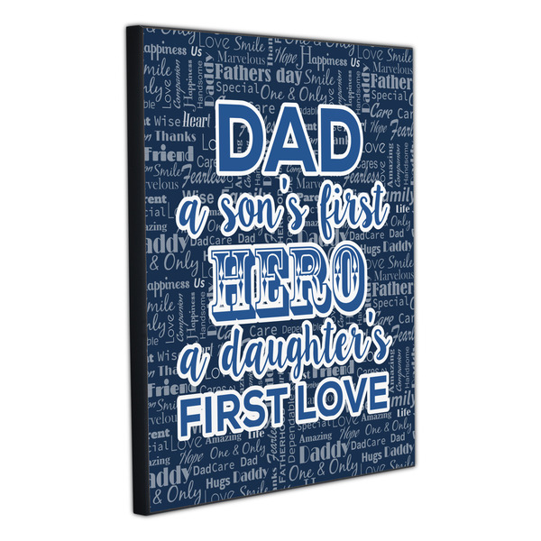 My Father My Hero 20x24 Wood Print - Angle View